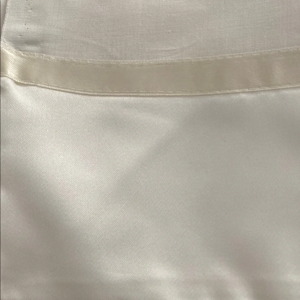Vintage white hand Embroidered flat sheet pillowcase combo Bedding Set queen
